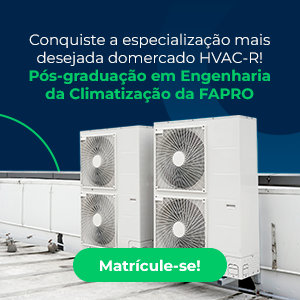 banner pós-graduação em engenharia da climatização da FAPRO